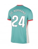 Atletico Madrid Robin Le Normand #24 Vieraspaita 2024-25 Lyhythihainen